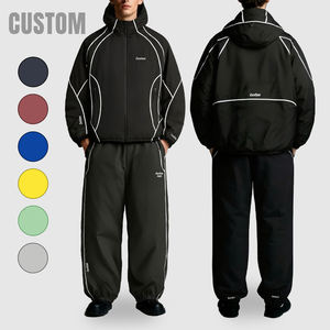 Customized Wholesale Price High Quality Casual <b>Wind</b> <b>Breaker</b> Tracksuit Sets for Men Women Waterproof Breathable Nylon Sportswear - Product Image 2