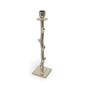 Branch <b>Candlestick</b> Holder <b>Silver</b> Metal Home Decoration Durable Design - Product Image 1