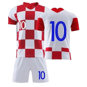 Ensemble de maillots de football personnalisés 100% polyester, taille plus, manches courtes, respirant, tenue d'entraînement avec logo imprimé personnalisé - Product Image 5