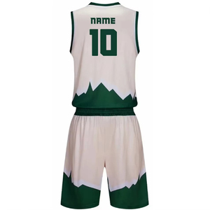 Uniformes de baloncesto personalizados para niños y equipos juveniles, disponibles en múltiples tallas y combinaciones de colores. - Product Image 3