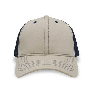 Gorra Trucker de Lona Hip Hop 2026 al por Mayor, Gorra de Béisbol Negra Lisa Transpirable e Impermeable de 6 Paneles Unisex Hecha en Pakistán - Product Image 2