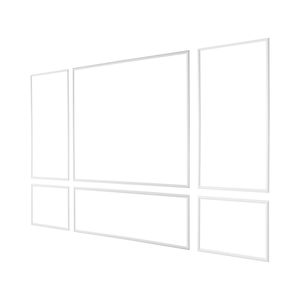 Kit di 3 Pannelli in Polistirolo Leggero Verniciabile per Rivestimento Murale Interno, Facile Installazione - Product Image 1