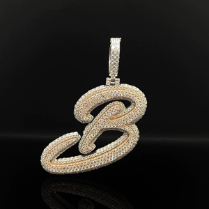 Pendentif personnalisé en alliage de diamant glacé, style hip-hop, chrétien, urbain, infini - Product Image 1