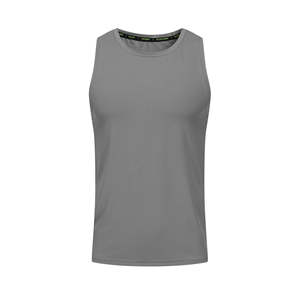 Camiseta sin Mangas para Hombre, Cuello Redondo, Tejido Transpirable de Algodón/Poliéster, Informal, Deportiva, Ligera y de Secado Rápido, Superventas - Product Image 6