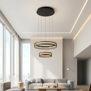 Customization OEM ODM Factory <b>Decor</b> Metal Lamp Fabric Shade Warm White Indoor Home Ceiling Chandelier Fixture Pendant <b>Lighting</b> - Product Image 1