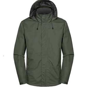 <b>Manufacture</b> Sample Custom Waterproof Rain Windcheater Track Jacket High Quality Full Zip Softshell Track Windbreaker Jacket Men - Product Image 5