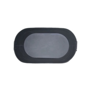 Hielera Redonda Clásica de Acero Inoxidable, Enfriador de Vino y Cerveza, Perfecta para Eventos, Celebraciones y Configuración de Bares - Product Image 1