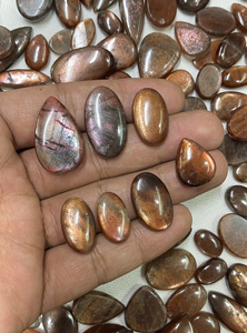 Piedra preciosa suelta de Sunstone Purple Haze de la mejor calidad, cabujón para joyería de plata, cristal curativo, Sunstone de Tanzania - Product Image 4