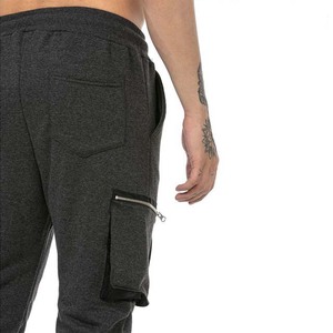 Pantalon décontracté pour homme, respirant, sportswear d'été, grande taille, 50% coton 50% polaire, nouveau design, couleur gris - Product Image 1