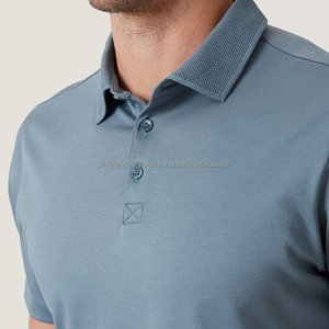 Nueva Llegada, Camiseta Polo Casual de Golf para Hombre, 100% Algodón Pima Ultra Suave, Manga Corta, Camisa Polo de Negocios - Product Image 4