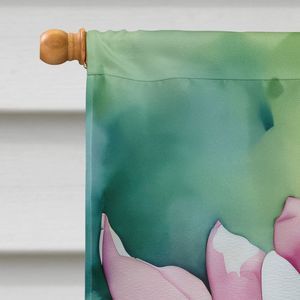 ธงบ้านขนาดใหญ่ลายแมกโนเลียของมิสซิสซิปปี้เสาสำหรับตกแต่งระเบียงที่แขวนผนังโพลีเอสเตอร์หลากสี - Product Image 3