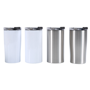 Acero inoxidable 12oz 360ml Can Cooler con tapas Tazas fáciles de sostener para viajar - Product Image 4