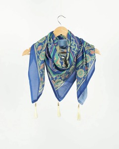 Custom Printed Luxury <b>Silk</b> <b>Scarf</b> Womens Lightweight <b>Square</b> Headscarf Fashion Fabric Manufacturer Supplier OEM - Product Image 2