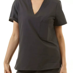 Premium Quality Customized Unisex Medical <b>Scrub</b> Shirts-Lightweight <b>Top</b> Trending Best Design OEM Service for Hospital Use - Product Image 3