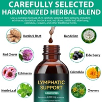 Gotas de Apoyo Linfático de Amazon en Tendencia, Complejo 21 en 1, 6000mg de Potencia, Sin Azúcar, Líquido Detox Adelgazante, Marca Privada