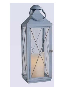 Lanterne décorative en métal de haute qualité, finition bleue, pour l'intérieur et l'extérieur, incroyablement vendue, avec une finition de qualité supérieure. - Product Image 2