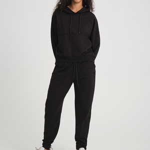 Latest Fashionable 100% Cotton Women's Tracksuit Unique Design Oversized Pullover Trouser Casual Comfortable Winter Fleece 4XL - Product Image 2