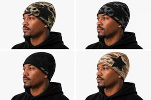 New Jacquard Custom Logo Camouflage Beanie Hat Camo Skull <b>Cap</b> Soft Stretch Winter Warm Knit Beanies for <b>Men</b> Women 2026 - Product Image 2