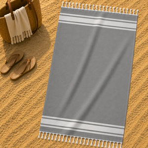 Toallas Fouta turcas 100% algodón para playa, toallas Fouta a rayas 100% algodón al precio más bajo para compras al por mayor. - Product Image 1