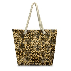Bolso de Mano con Estampado Estilo Polinesio para Mujer, Dropship POD, Bolso Tote Informal para Vacaciones - Product Image 2