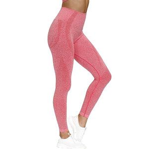 Sportswear Two Piece Exercise Women Yoga Set Private <b>Label</b> 2-Piece Sports Fashion Breathable Elastic Waist Women Yoga Set - Product Image 3