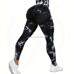 Mallas de yoga push-up de cintura alta para mujer, tela de punto transpirable para entrenamiento, ropa de entrenamiento cómoda - Product Image 5