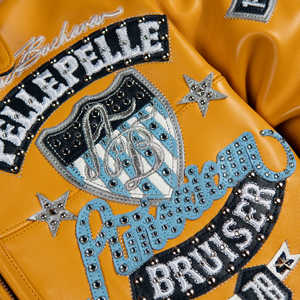 Chaqueta de Cuero Impermeable para Motociclismo, Estilo Safari, para Hombre, Diseño Personalizado, Vintage, con Patrón de Cuerno - Product Image 4