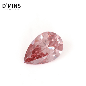 Diamant de laboratoire CVD VVS en forme de poire, fantaisie et lumineux, de la marque D'vins Jewels |   Fabricant indien direct |   pour la fabrication de bijoux | - Product Image 3