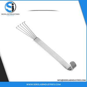 เครื่องมือถ่างแผลแบบแอนเดอร์สัน แบร์ คลอว์ รีทรัคเตอร์ 4 3/4 นิ้ว ด้ามจับแบน ทำจากเหล็กกล้าไร้สนิม สำหรับการผ่าตัด ใช้งานด้วยมือ ได้รับการรับรองมาตรฐาน CE ระดับ Class - Product Image 6