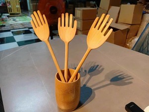 Natural Wooden <b>Dessert</b> Spoon Handmade Eco Friendly OEM Large Quantity Supply - Product Image 6