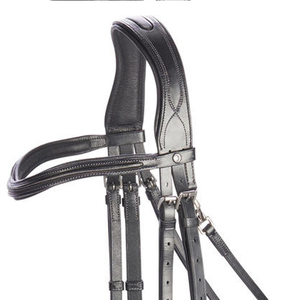Brida de equitación de cuero y nailon de alta calidad al por mayor OEM, fabricada en Pakistán para caballos - Product Image 4