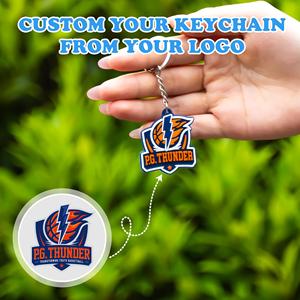 Llavero de PVC Personalizado con Logotipo 2D, Colgante Promocional, Accesorio de Regalo con Impresión por Transferencia Térmica y 5 Colores - Product Image 2