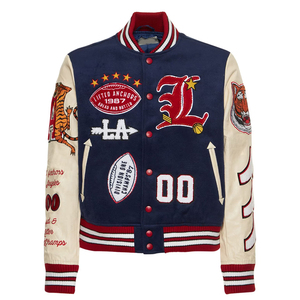 OEM Hot Sale Custom Winter Lettermen Varsity Jackets Bulk Vintage <b>Men's</b> University Chenille <b>Patches</b> Logo 2026 For <b>Men's</b> - Product Image 1