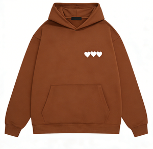 Sudadera con Capucha Unisex de Algodón 100% Personalizada con Patrón Frontal, Cuello Redondo, Casual de Invierno, Bordada y Antiencogimiento al por Mayor - Product Image 3