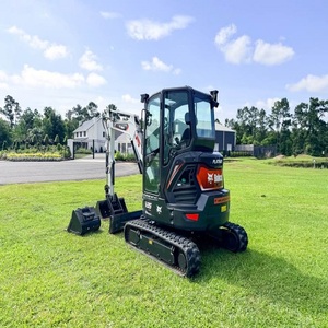 Bobcatts Mini <b>Excavator</b> Compact Hydraulic <b>Excavator</b> <b>Machine</b> With Easy Controls For Garden Construction And Earthmoving - Product Image 5