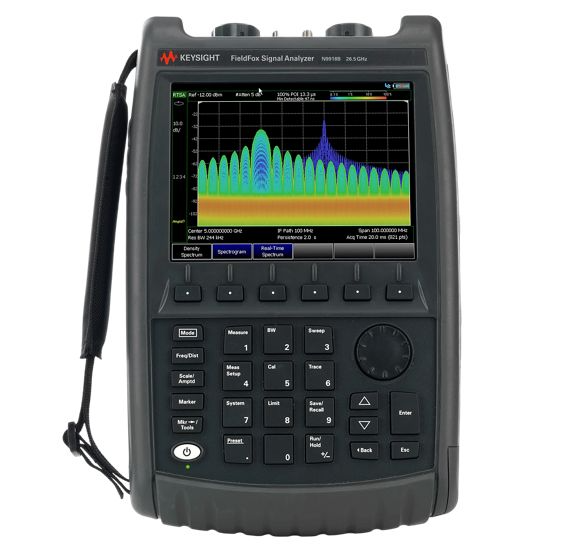 Keysight FieldFox N9938B Microwave 26.5 GHz Spectrum Analyzer, 2 Ports, Spectrum Analyzer, Power Meter, and More