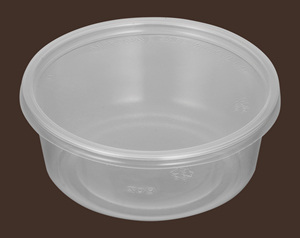 Recipiente Redondo Transparente de Plástico Desechable para Alimentos, 4.57 Pulgadas de Diámetro, 1.73 Pulgadas de Altura, Tazón para Llevar para Sopa, Ensalada, Fruta - Product Image 2