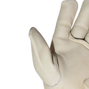 Guantes de Trabajo de Cuero Premium para Conductor, Cuero Vacuno de Grano Completo, Agarre Suave, Guantes de Seguridad con Muñequera Elástica, OEM, Marca Privada, Venta al Por Mayor - Product Image 3