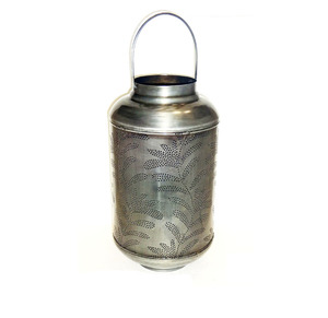 Vintage Metal <b>Hurricane</b> Cylindrical <b>Lantern</b> - Product Image 4