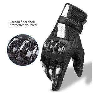 Gants de moto ECONEX SPORTS en cuir, antidérapants, sur mesure, protection complète des doigts, écologiques, thermiques, longueur poignet. - Product Image 5