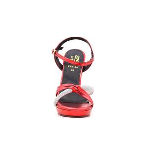 Rojo FN5366 Sandalias de tacón Diseño elegante y elegante - Product Image 1