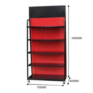 Étagères métalliques pour produits de nettoyage de carrosserie et huiles lubrifiantes pour ateliers de réparation automobile - Product Image 4