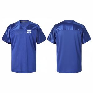 Maillots de football américain et de rugby personnalisables en mesh de qualité supérieure 2026, grandes tailles, respirants, à manches courtes, pour 32 équipes - Product Image 1