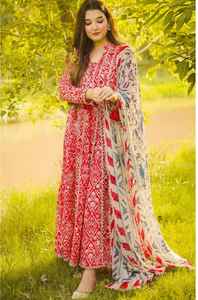 Vestidos de fiesta o casuales para mujer, estilo pakistaní e indio, recién llegados, trajes Salwar Kameez de tela Lawn, de AM IMPEX - Product Image 4