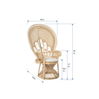 Chaise de luxe en rotin de haute qualité, au design unique et élégant, pour la maison et l'hôtel, au prix le plus bas.