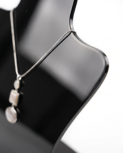 Custom Clear Acrylic Glossy Washable Necklace Display <b>Stand</b> Elegant Jewelry Holder for Showroom Retail Personal Collection - Product Image 3