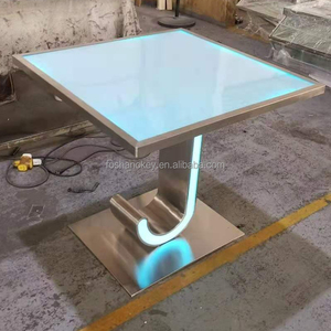 <span class=keywords><strong>OKEY</strong></span> Tavoli da Buffet Argento per Interni, Tavoli da Cocktail in Legno da 30 Pollici per Feste ed Eventi - Product Image 4
