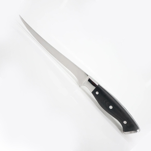 Couteau à filet avec lame flexible en acier inoxydable, manche ergonomique, construction durable pour les fruits de mer - Product Image 1