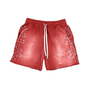 Conjuntos de Shorts con Capucha y Bordado de Diamantes de Imitación Personalizados, Ropa Deportiva Casual de Verano, Sudadera con Cierre o Cremallera, Conjunto de Shorts de Algodón y Felpa para Hombre - Product Image 3