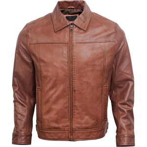 Premium <b>Mens</b> <b>Leather</b> <b>Jacket</b> Classic Genuine <b>Leather</b> Soft Touch Luxury Casual Winter Fashion - Product Image 6